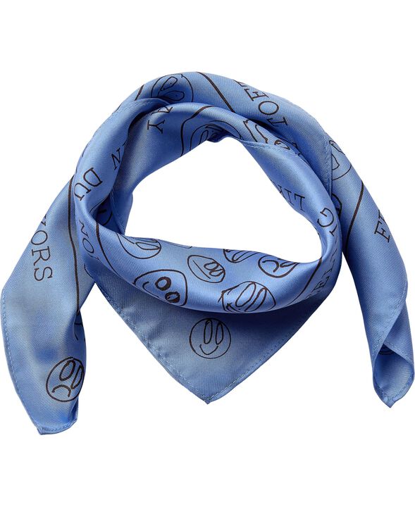 Røde Kors tørklæde - 53x53cm - 100% Silke