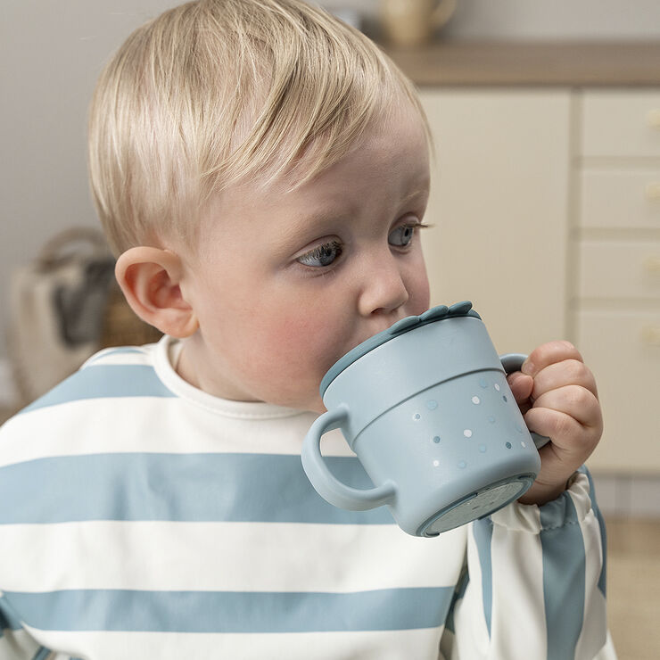 Foodie tudkop Happy dots Blå