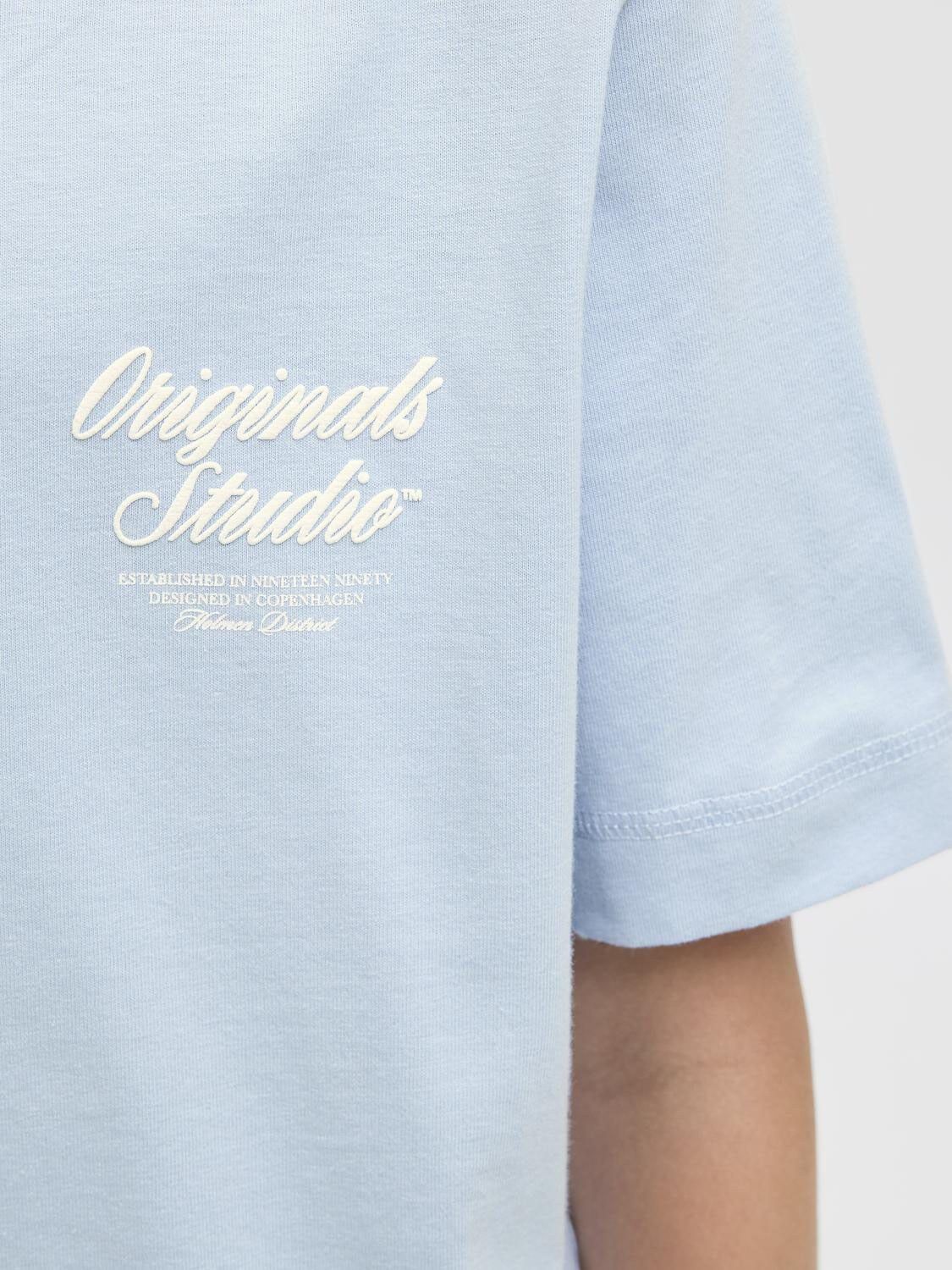 Jornorrebro Typo Tee Ss Crew Neck Sn Jnr