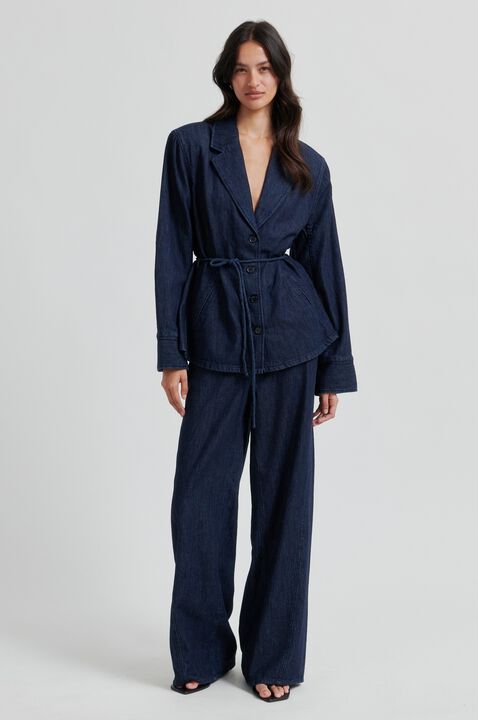 Olane Denim Shirt Blazer