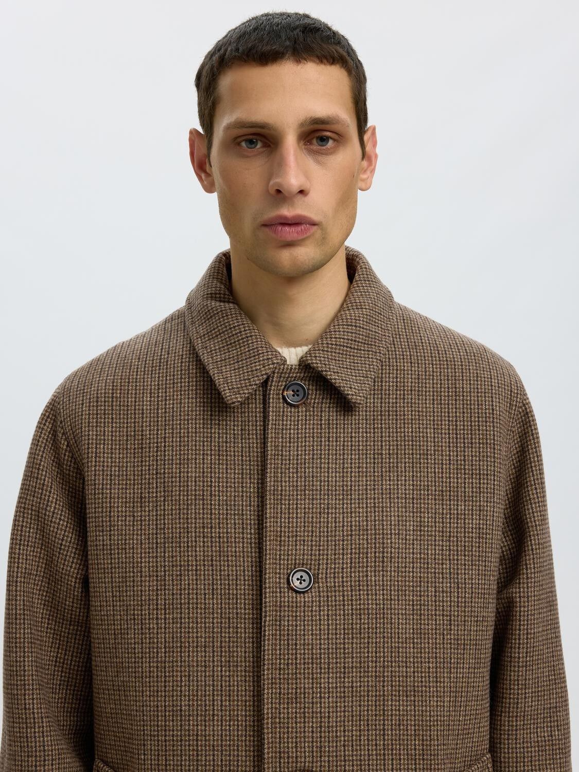 Slmronnie Wool Blend Car Coat Noos
