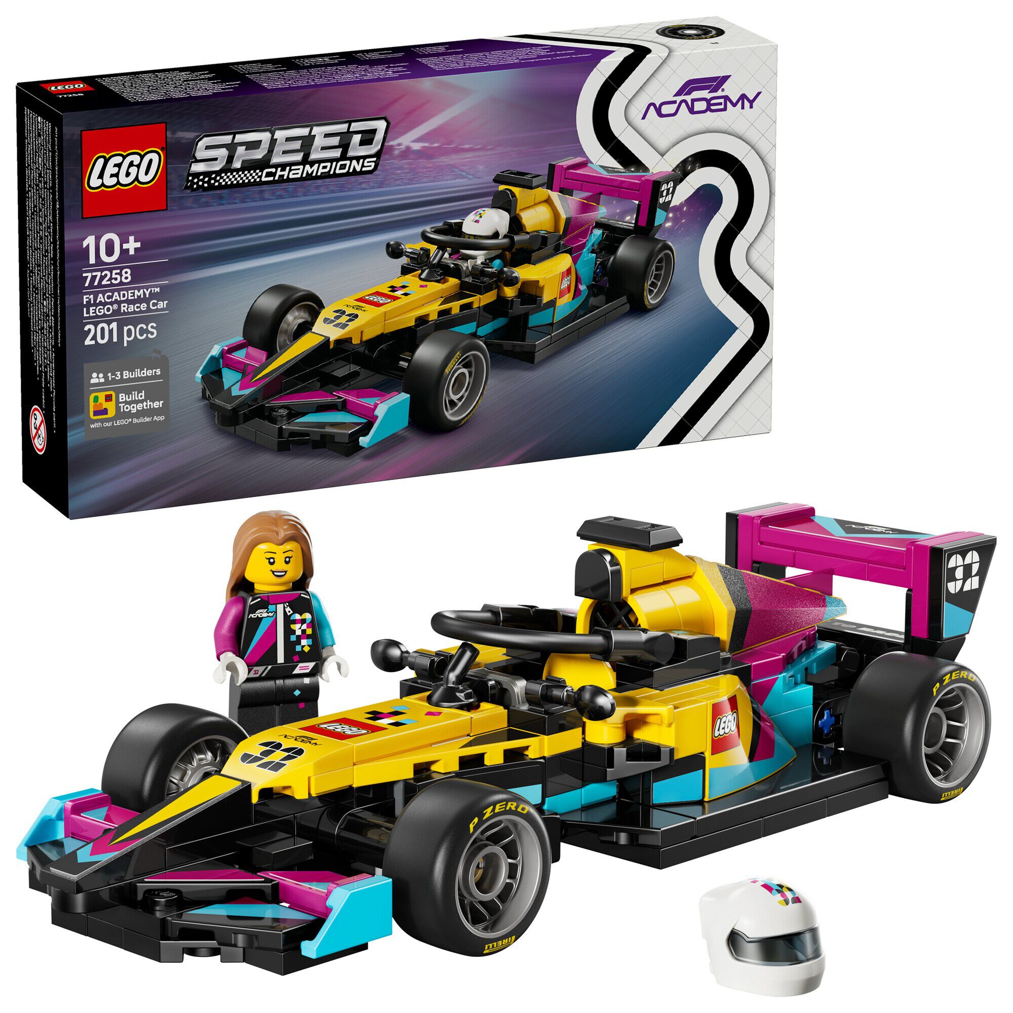 F1 ACADEMY&trade; LEGO&reg; racerbil 77258