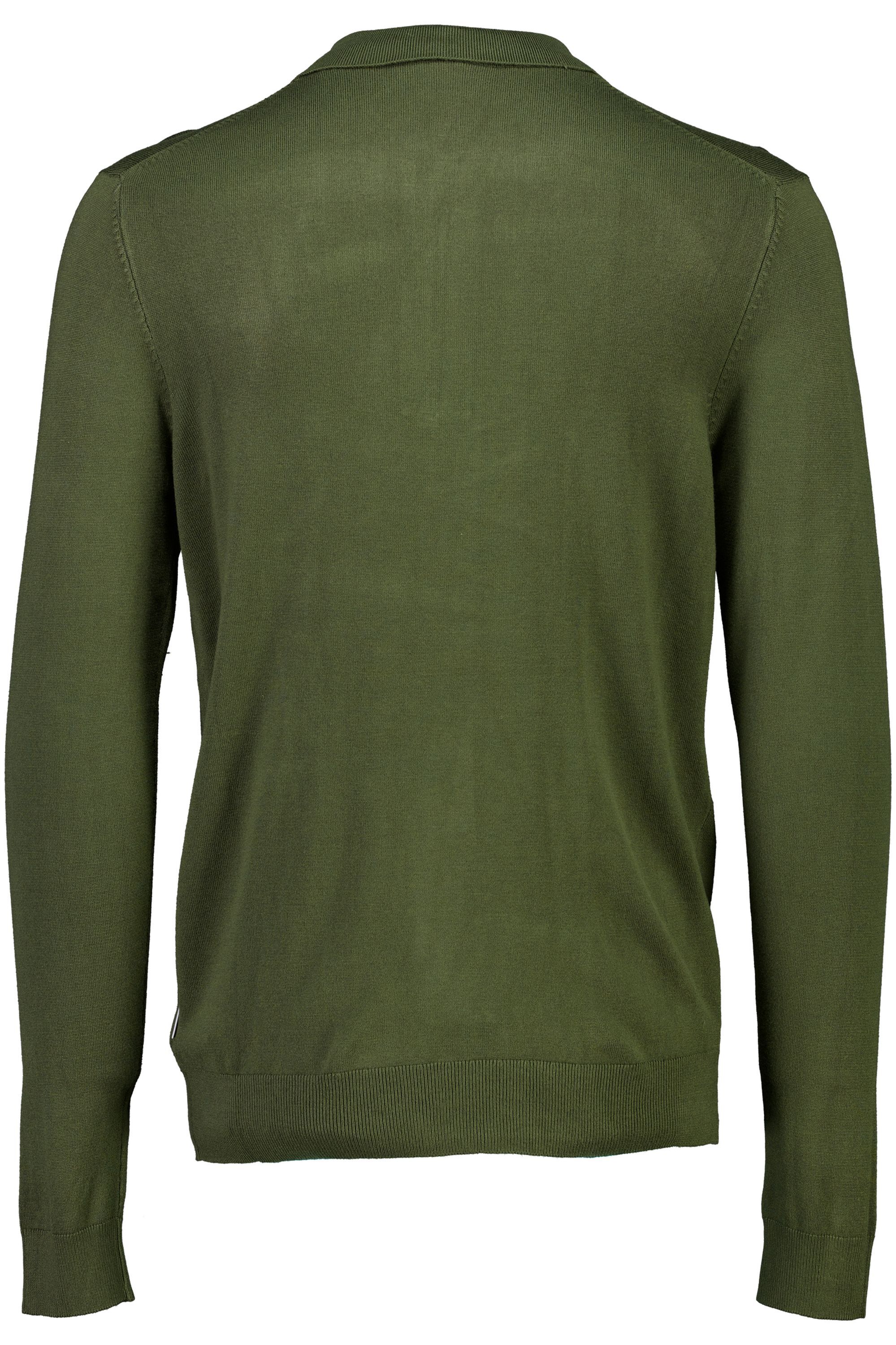 Ecovero L/S zip polo