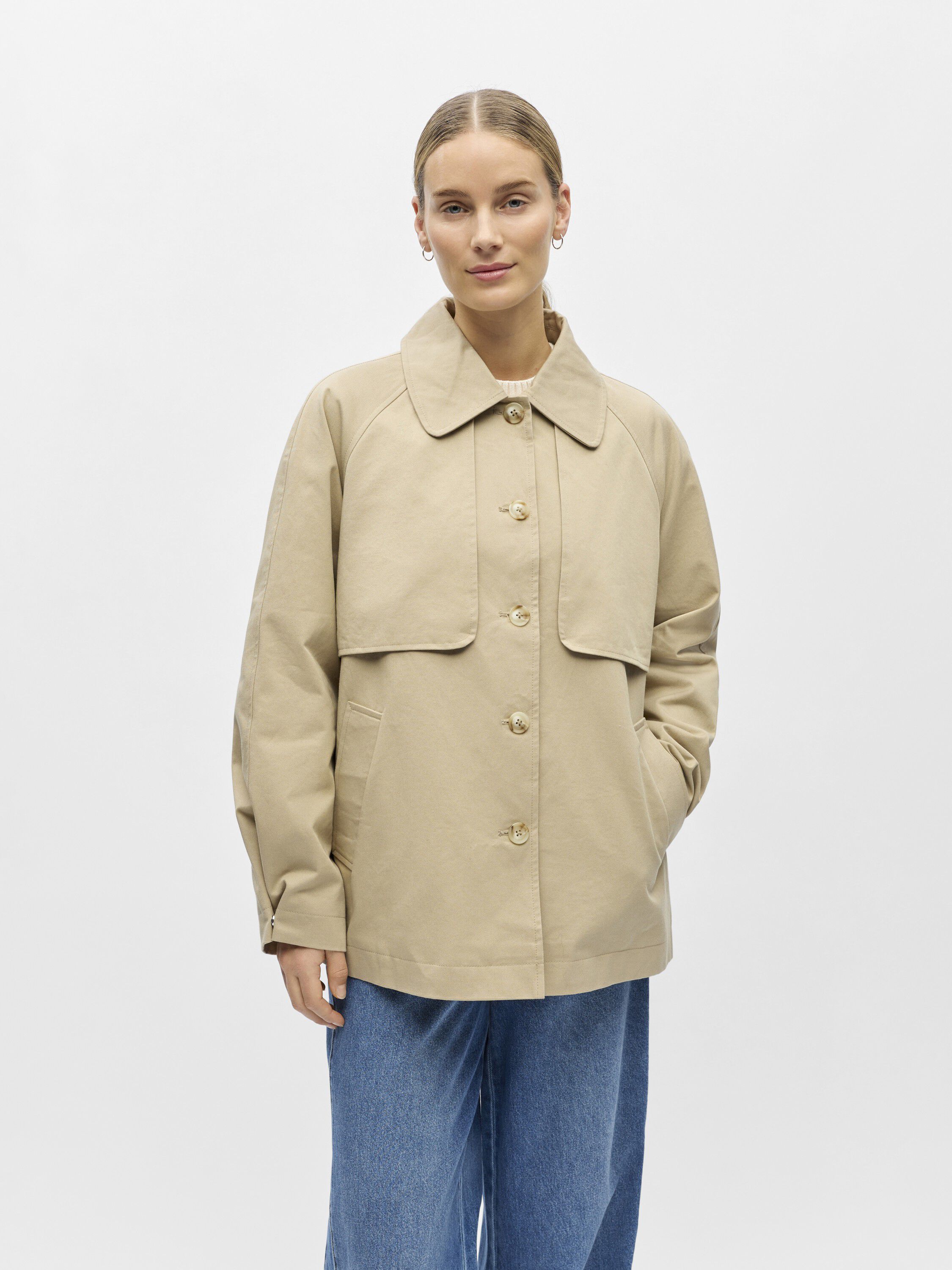 Objpaula Re L/S Trench Jacket Noos
