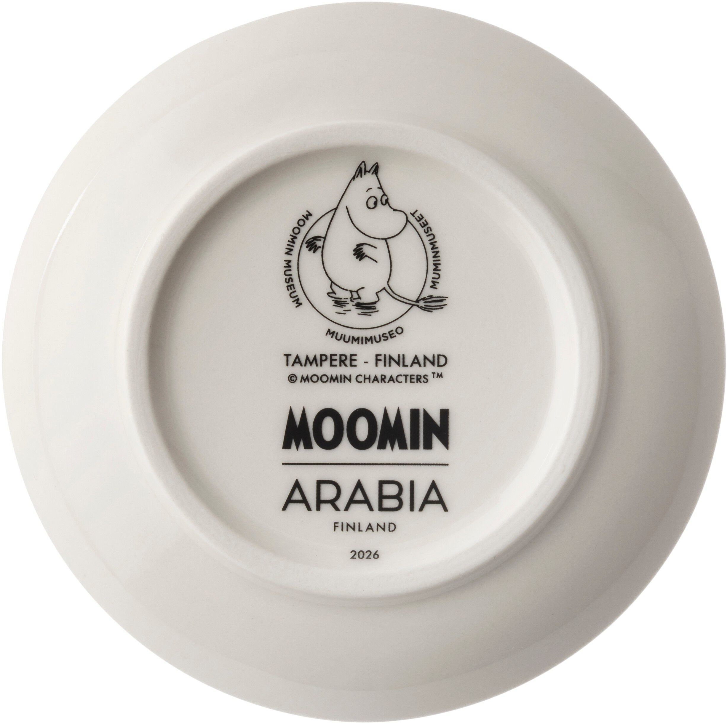 Moomin minitallerken 10,5cm Vinternats gl&oslash;d 2 stk