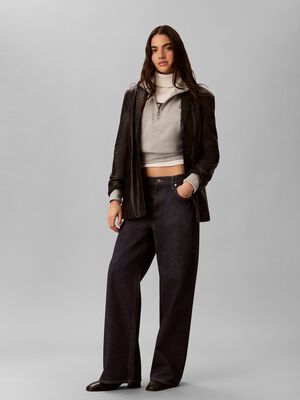 HEAVY JERSEY 1/4 ZIP TOP- GRAPHI