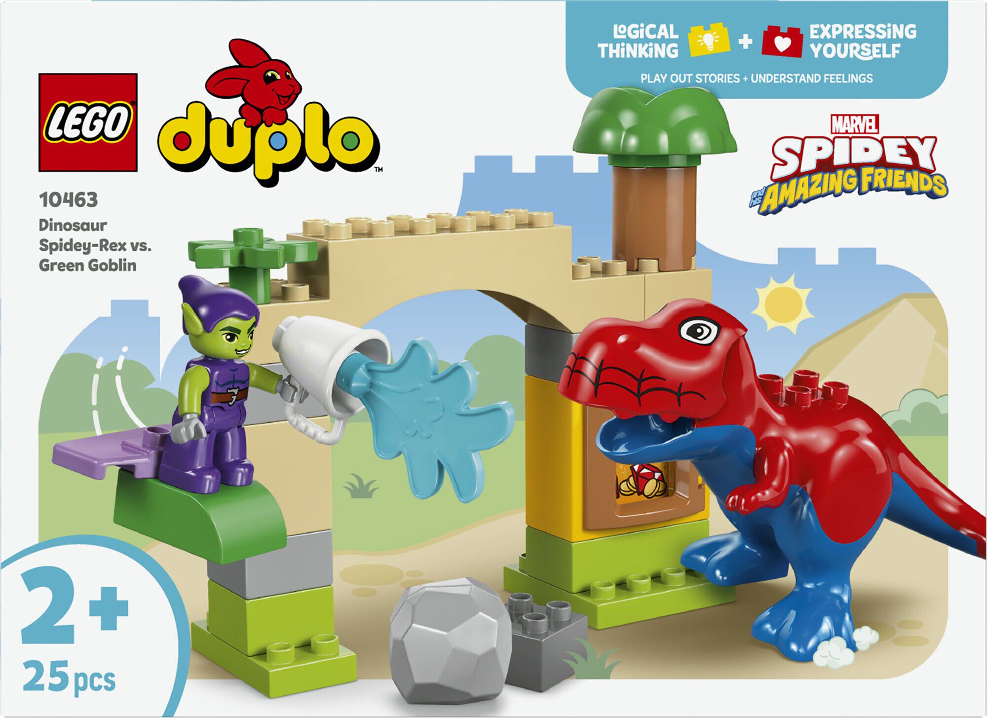 Spidey-Rex-dinosaur mod Green Goblin 10463