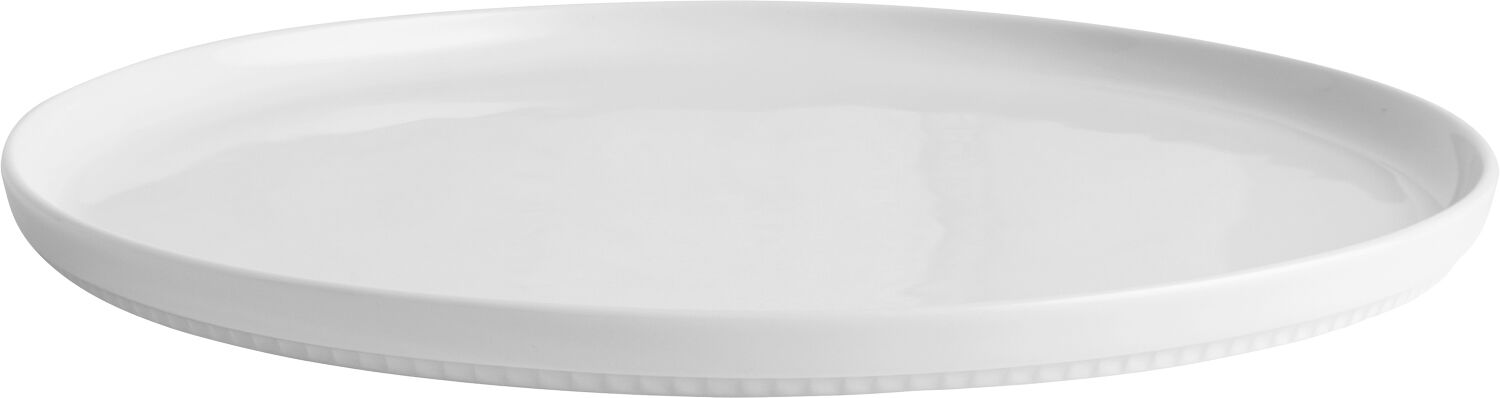 "Tallrik flat, rak kant Toulouse 26 cm Vit"