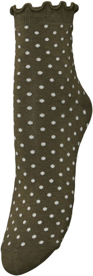 Dotted Frilla Short Sock