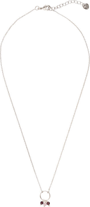 Sentiment Garnet Rose Quartz Necklace SP