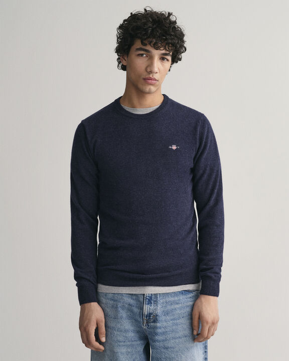 SUPERFINE LAMBSWOOL C-NECK