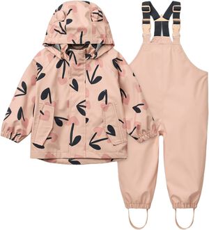 Manu Rainwear Set Mini cherry heart