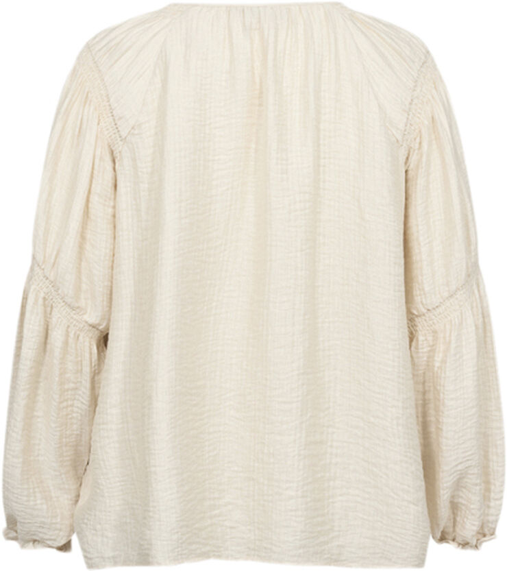 Curvy WA-CAYSA 7 Bluse Creme