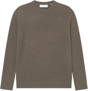 Eddie Wool Rib Crewneck Knit