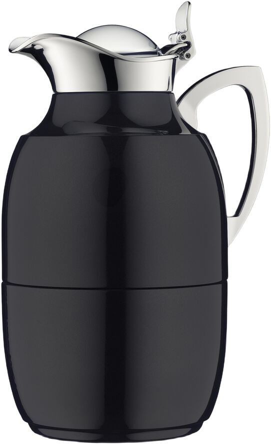 Termokanne Juwel 1 liter Blank svart Rustfritt stål