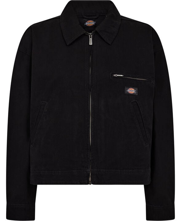 NEW CANVAS JACKET STONE WASHED BLAC