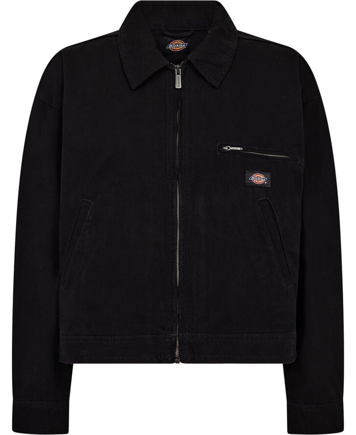 NEW CANVAS JACKET STONE WASHED BLAC