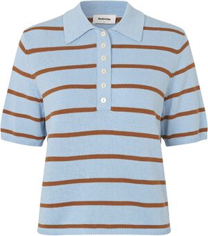 Malvamd SS stripe polo