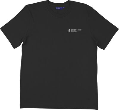 Økologisk bomull unisex logo t-shirt