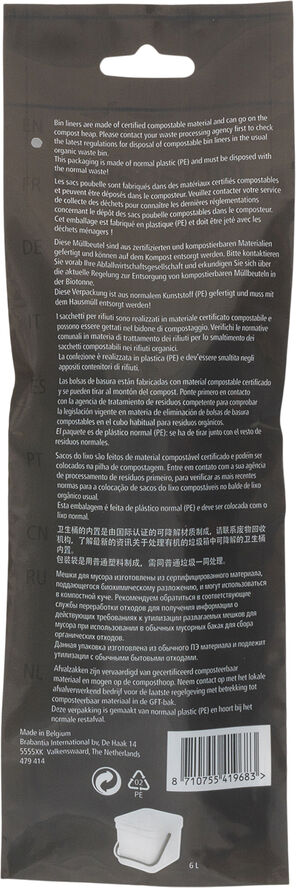 Affaldspose S. 6 ltr. Bio