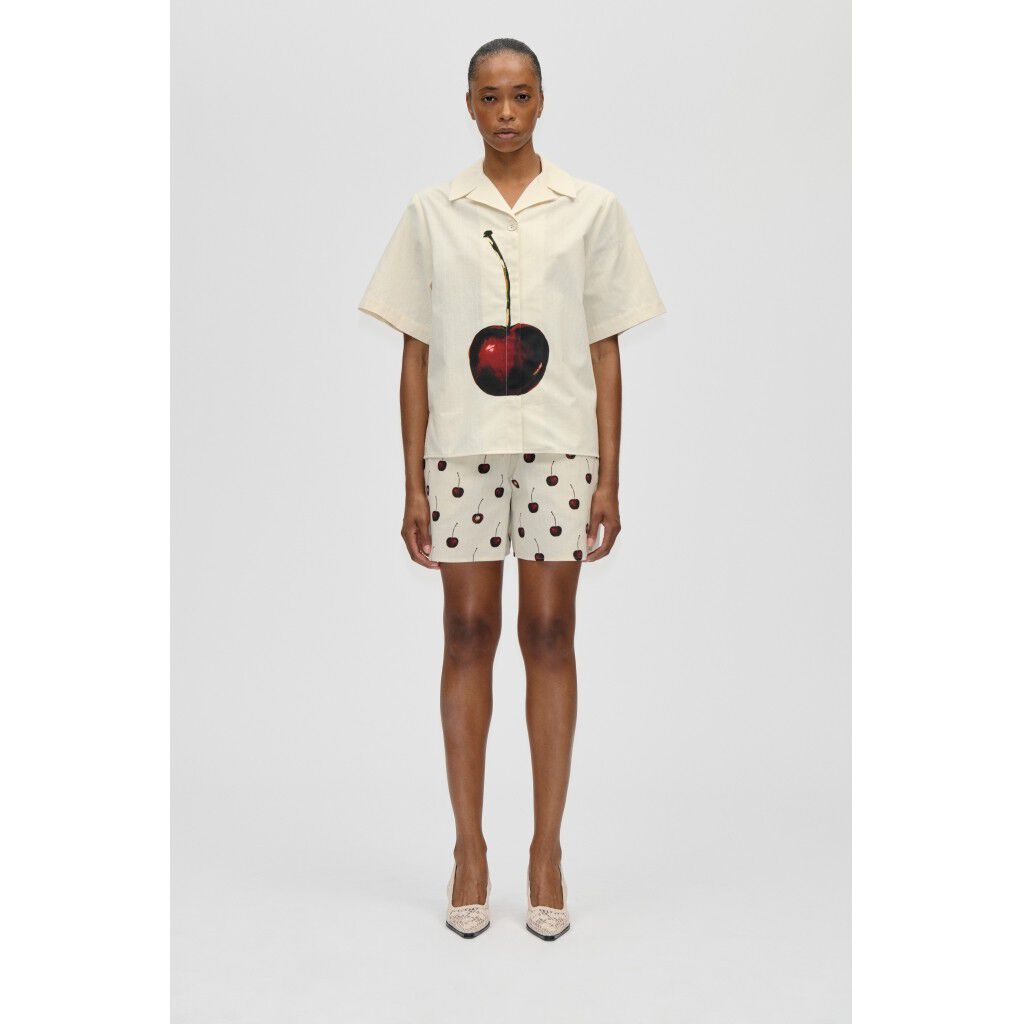 2339 Crisp Stripe Shirting, Bowling Collar Shirt