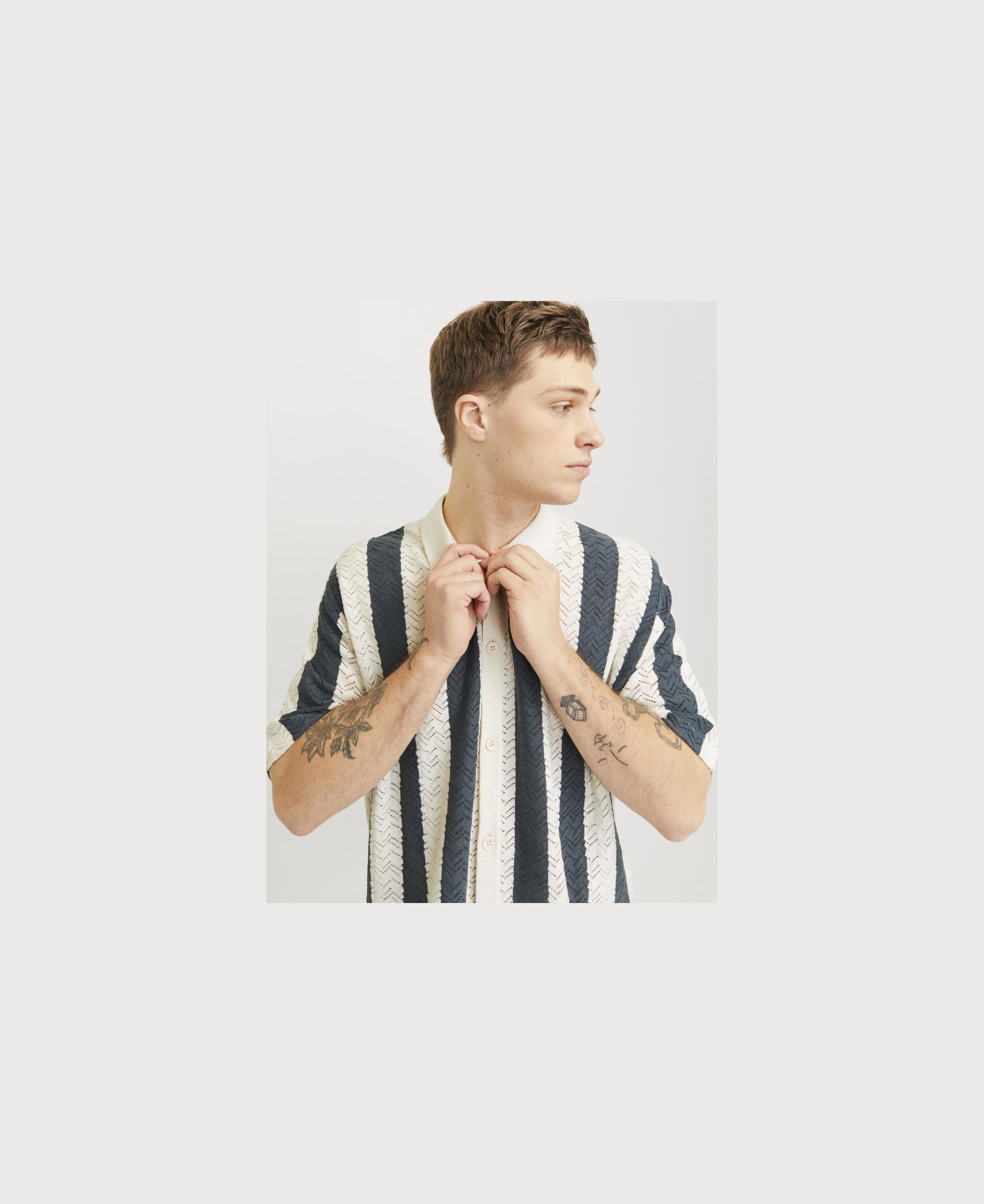 Jortyler Knit Ss Polo Sn