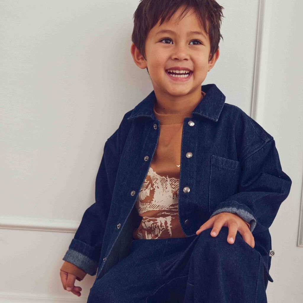 Denim L/S-skjorte