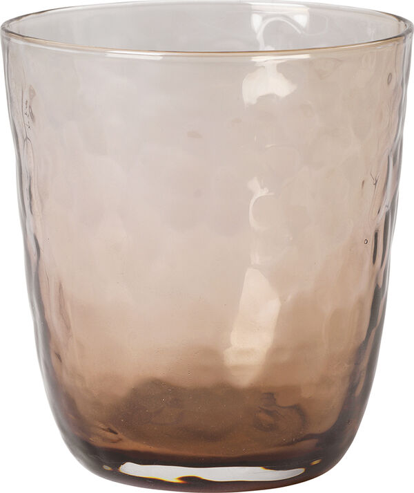 DRIKKEGLAS 'HAMMERED'