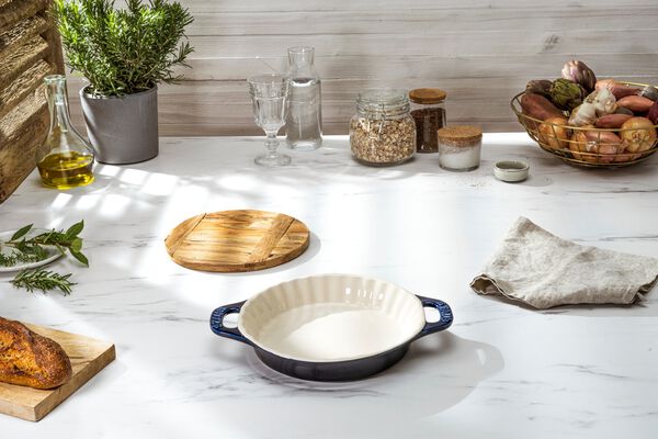 Stentøj Tærtefad 24 cm, Keramisk