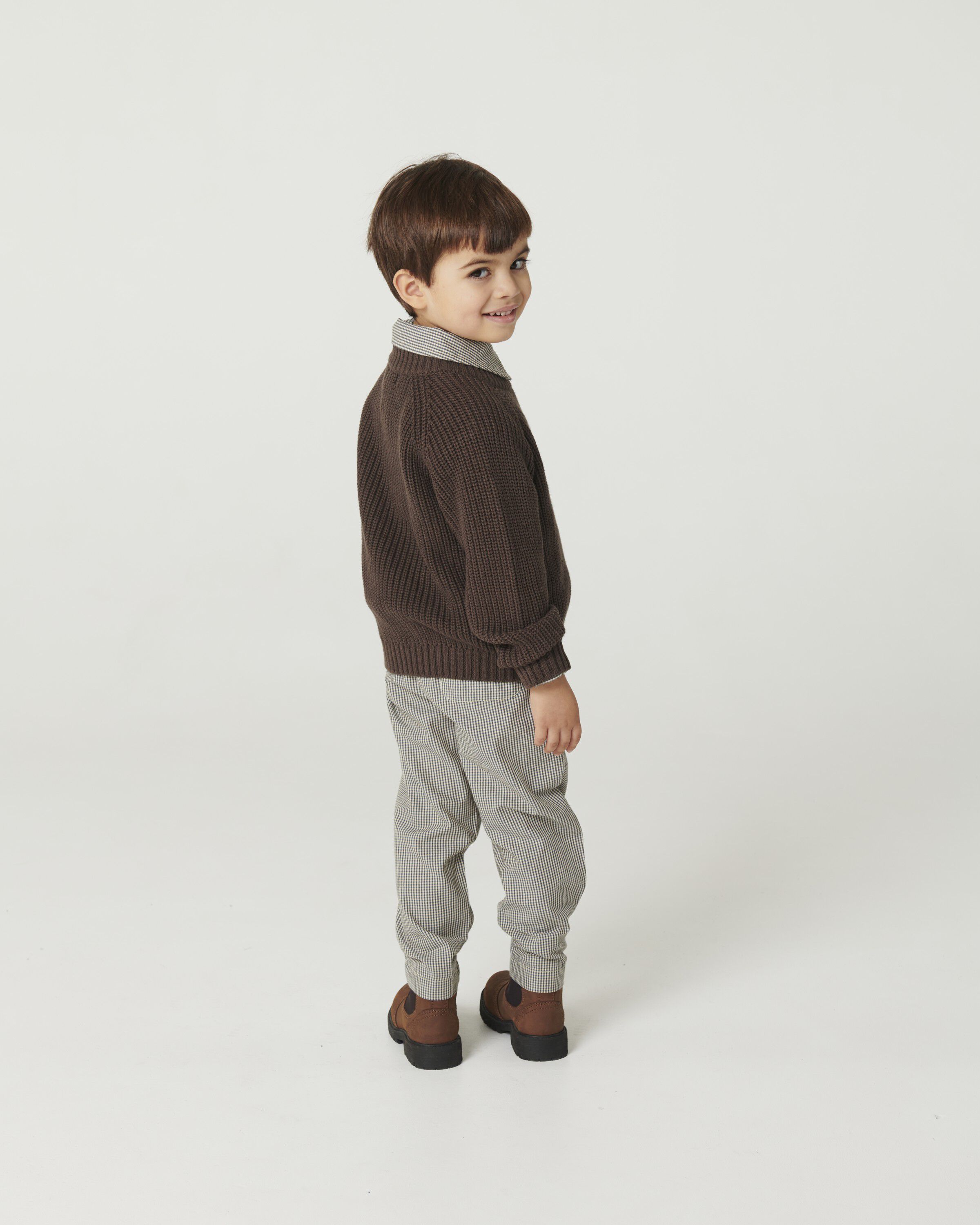 Checkered Pant W. Adjustable Waist