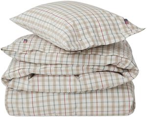 Checked Cotton Poplin Bed Set