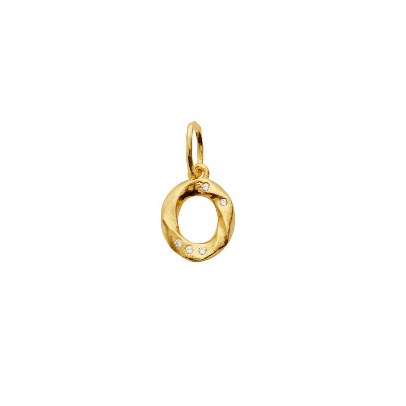 Alphabet Pendant Gold
