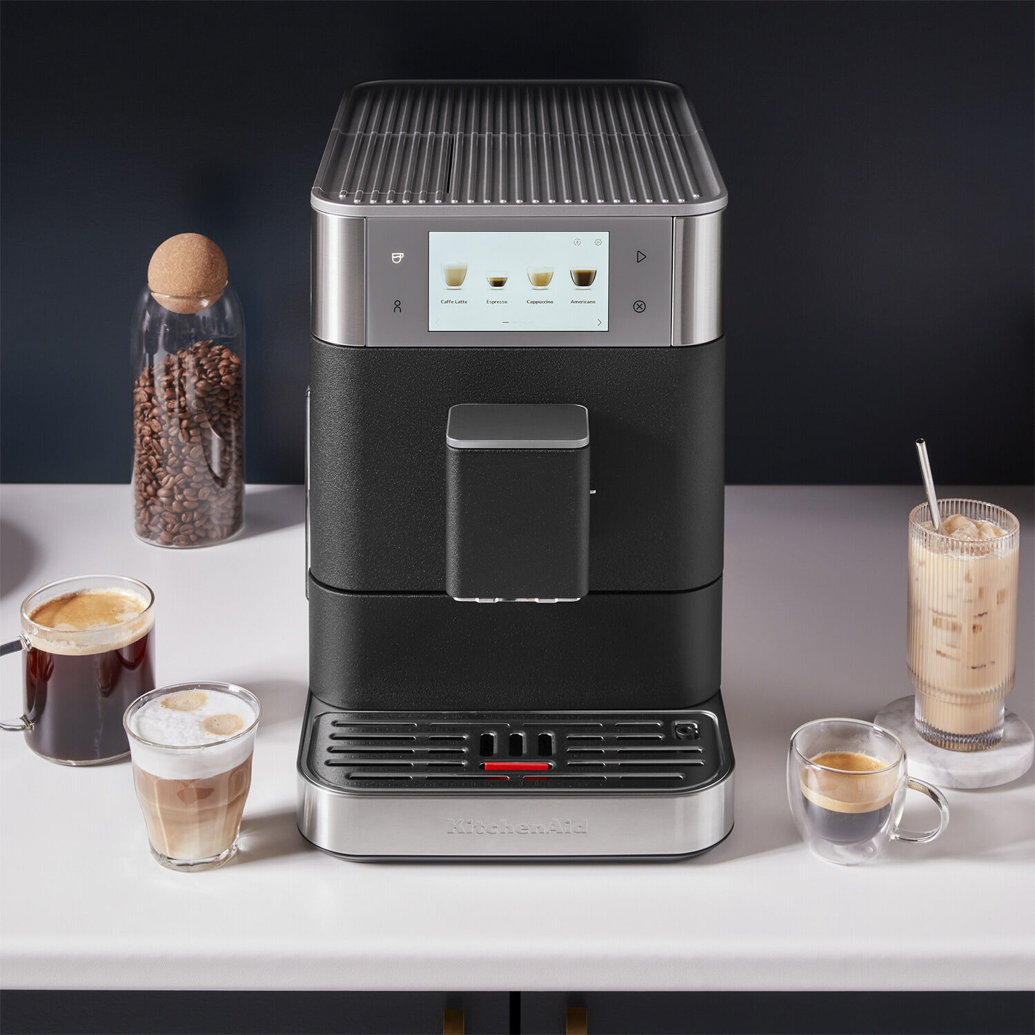 KITCHENAID fuldautomatisk espressomaskin-5KES8558EBK