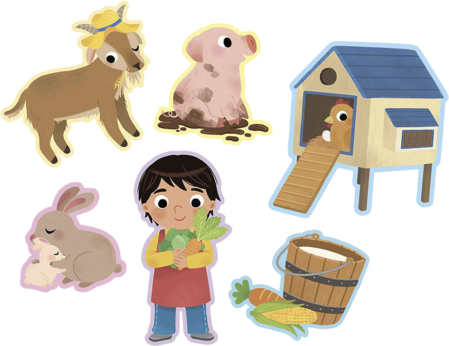 Auzou - My First Stickers 100 pcs - Farm