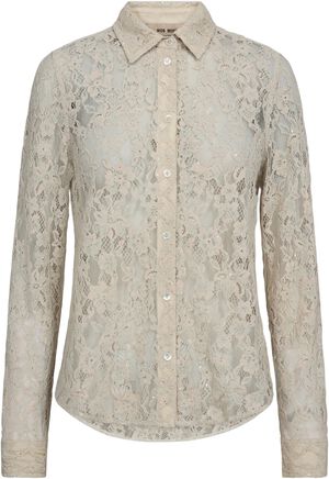 MMKether Lace Sequin Shirt