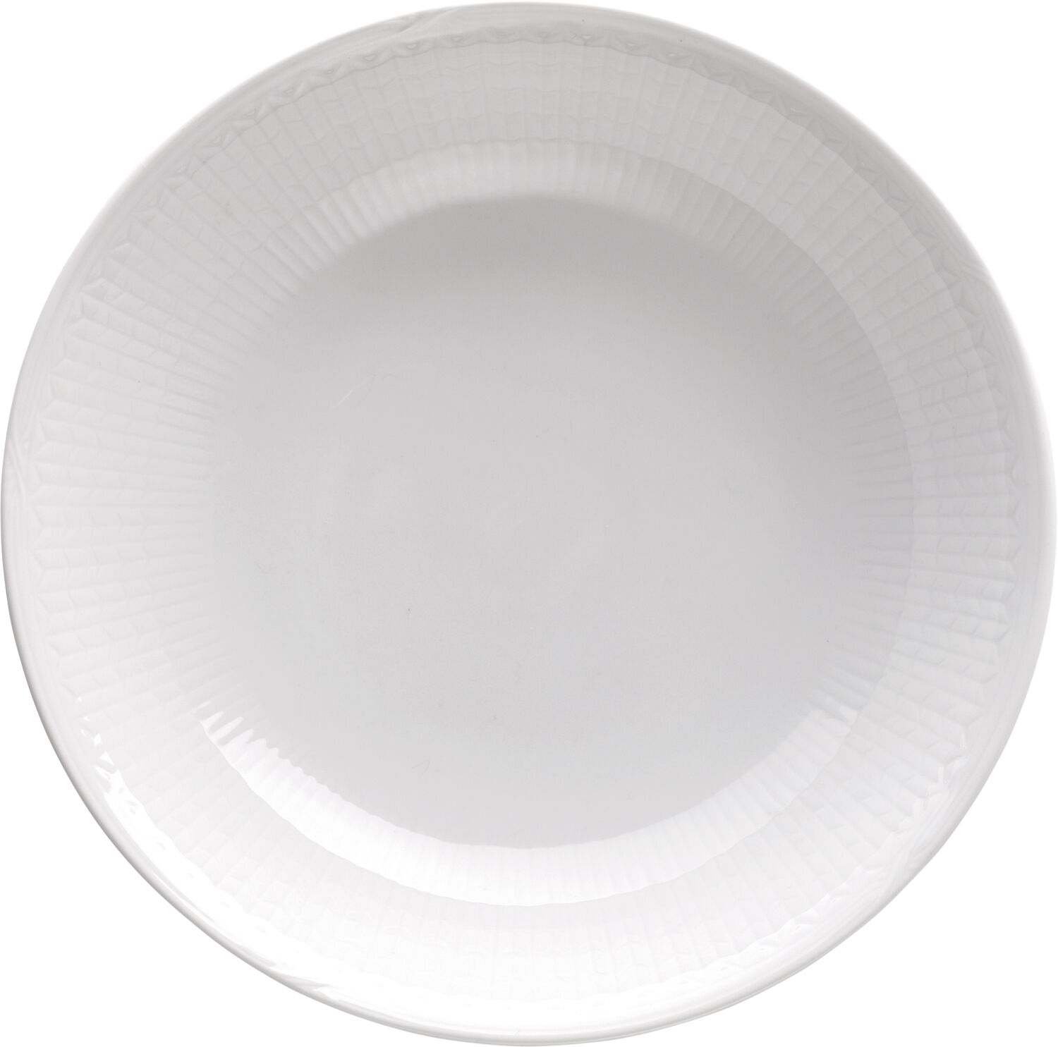 Swedish Grace Dyb Tallerken 19 cm Snehvid