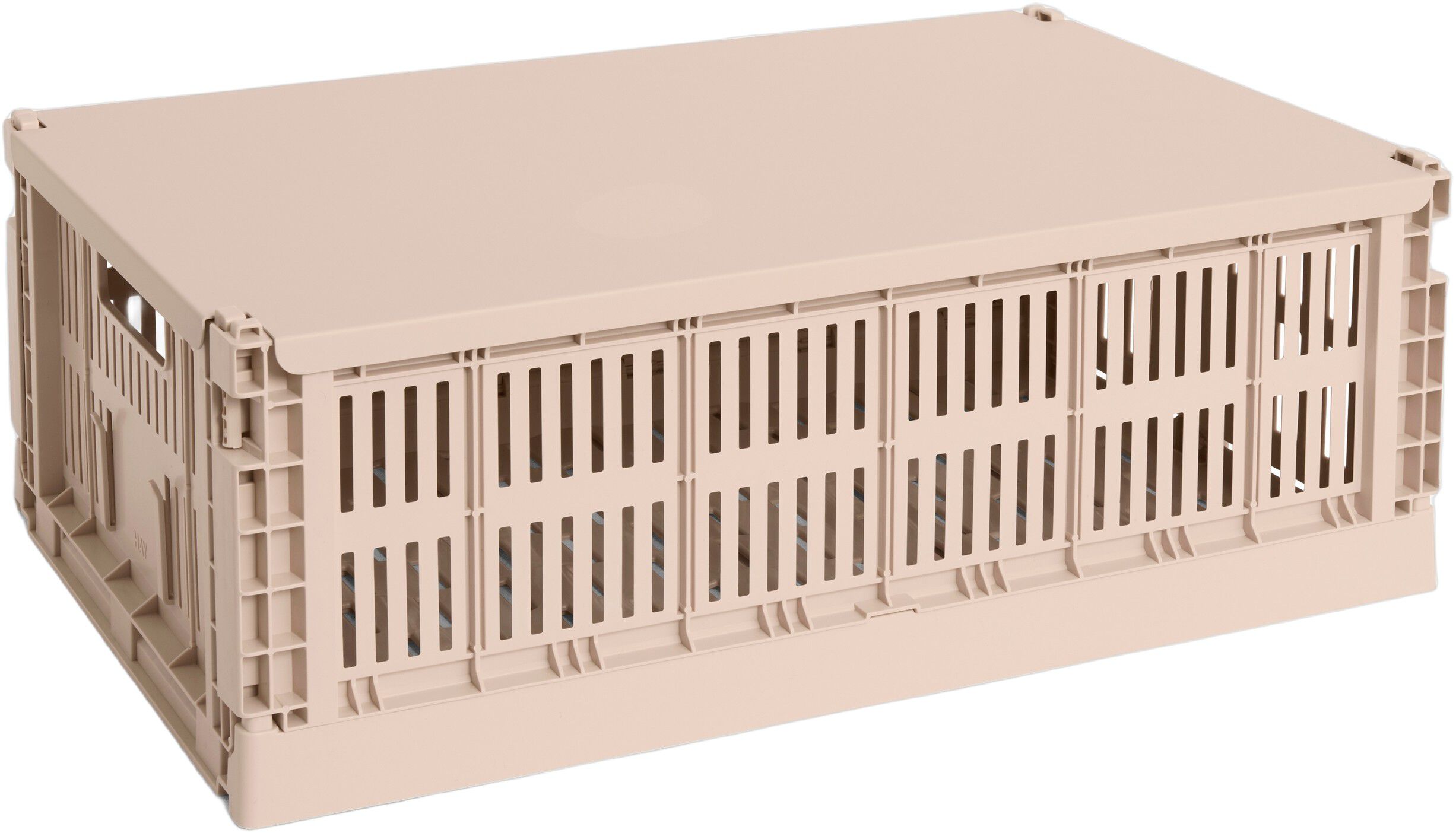 HAY Colour Crate Lid Metal-Large-Powder