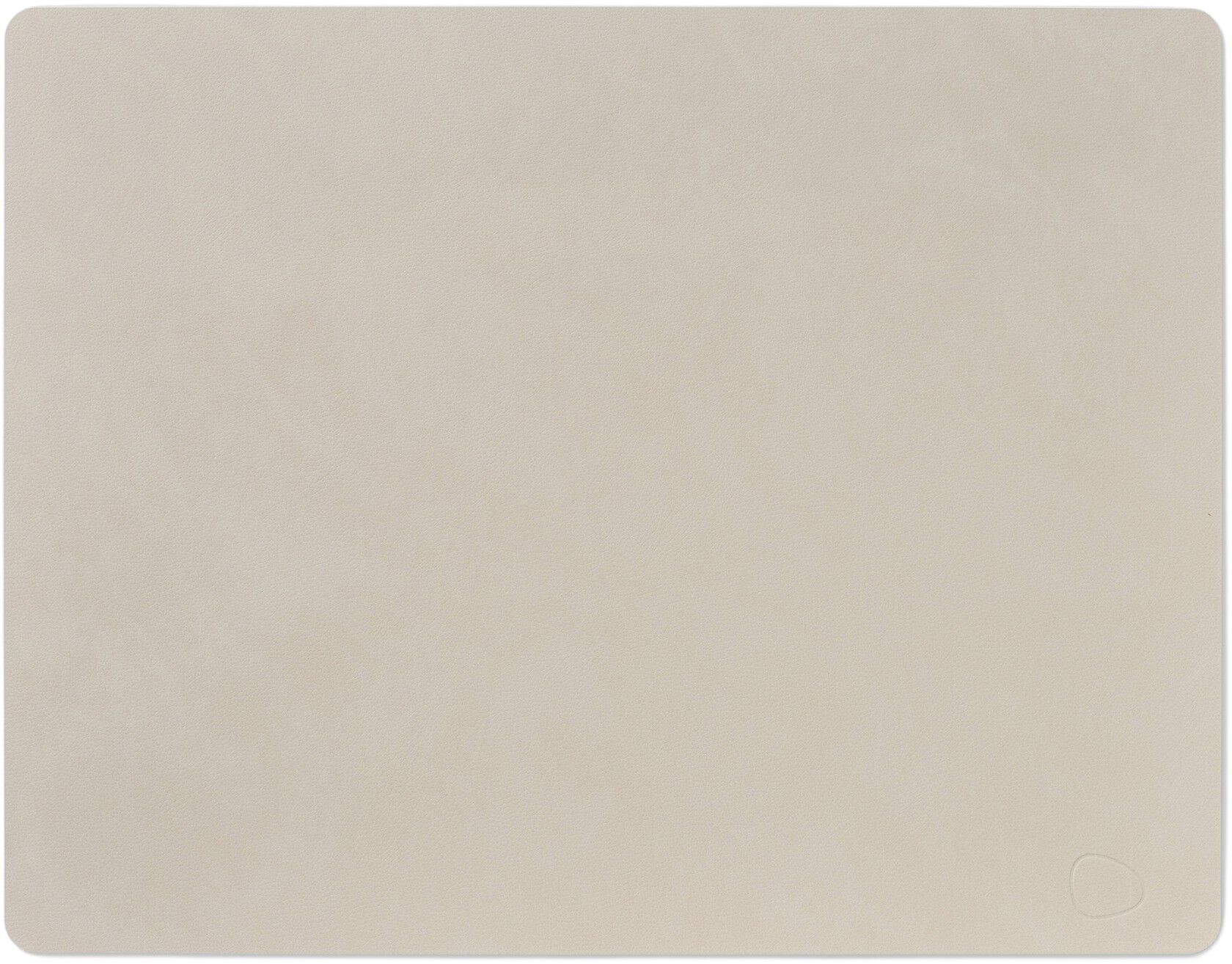 Table Mat Square L Nupo Oyster White