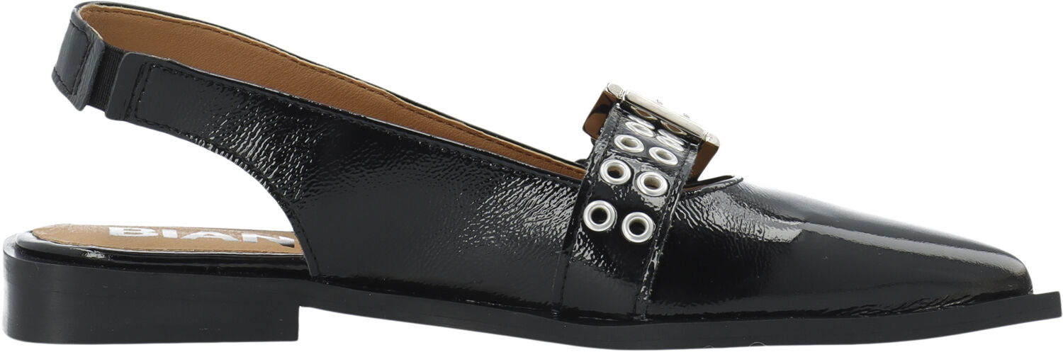 BIAVICTORIA Single Buckle Slingback Leather