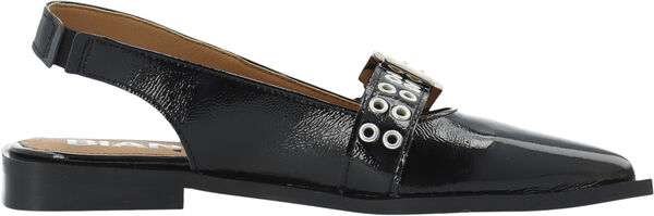 BIAVICTORIA Single Buckle Slingback Leather