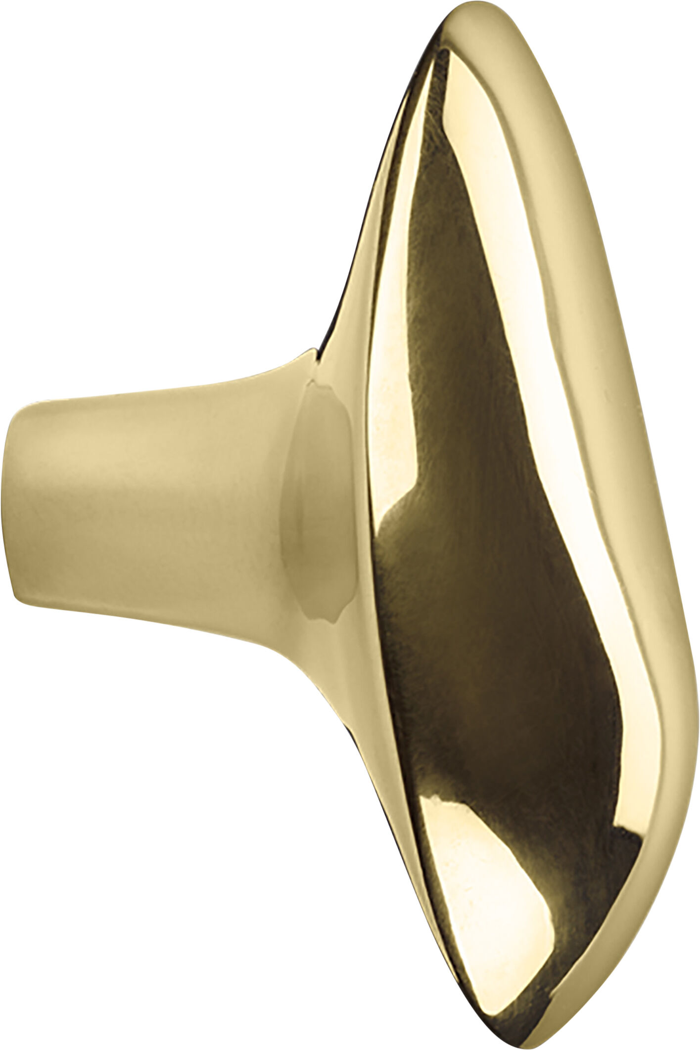 chanterelle hook - brass
