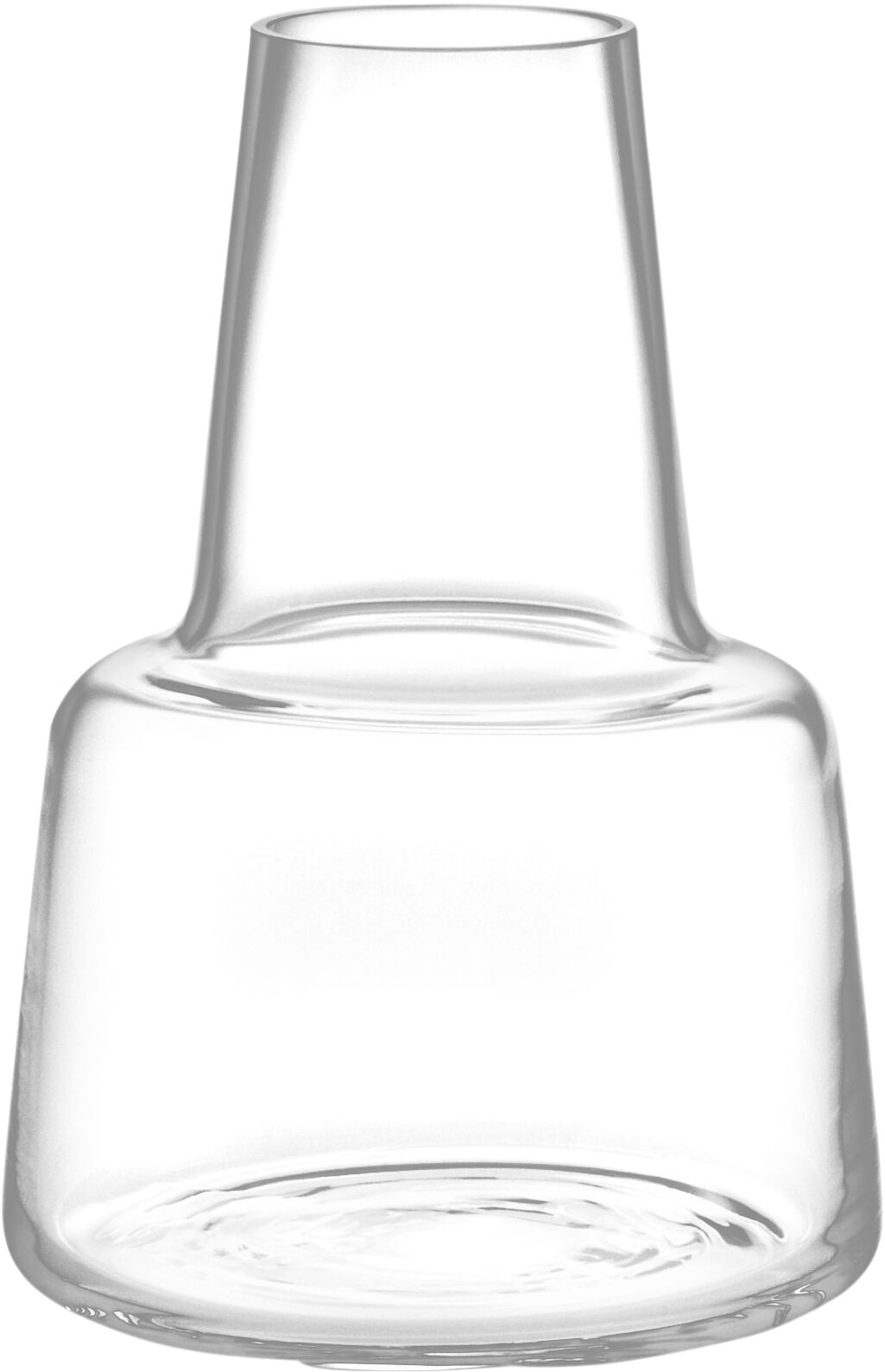 Flora Vase mellem hals, klar, H 12 cm