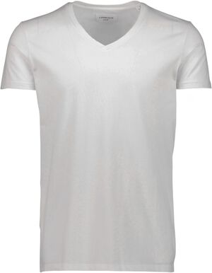 T-shirt med V-hals