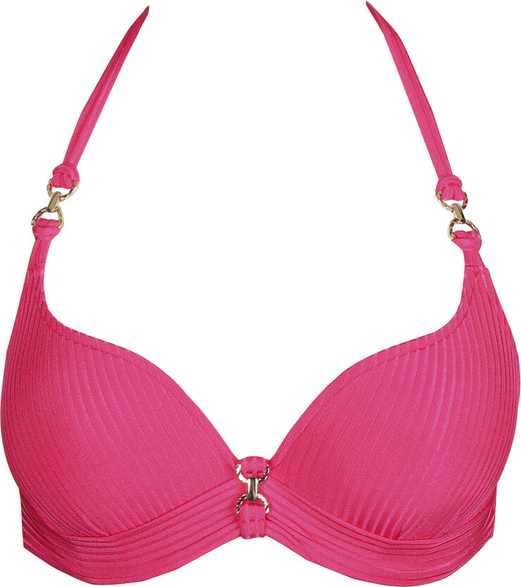 Emly hjerteformet bikinitop med vattering