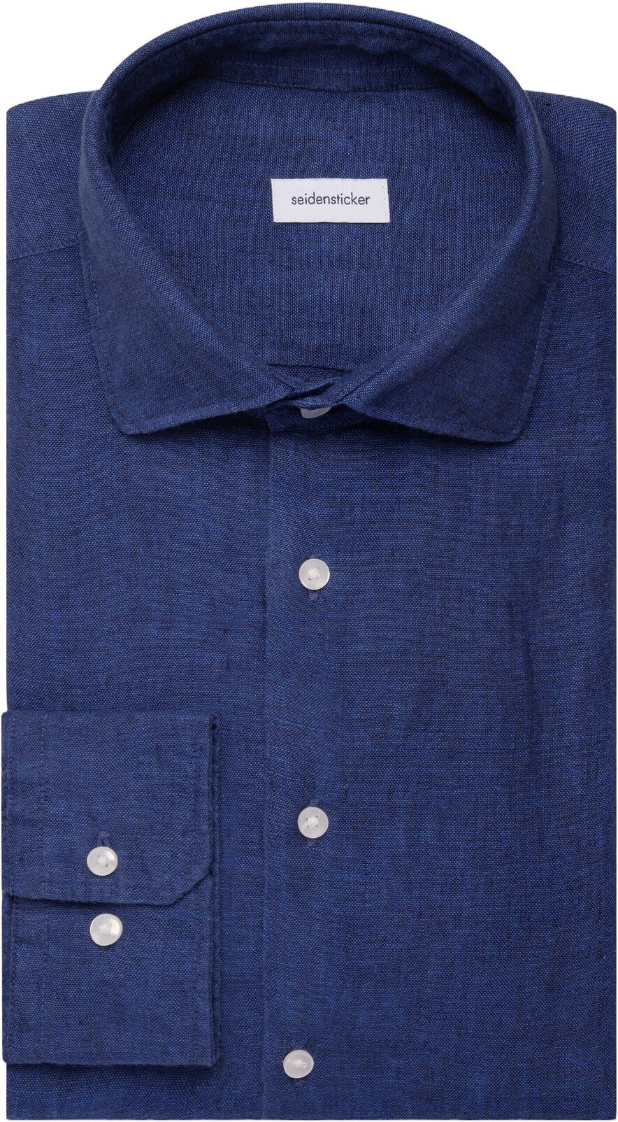 Linen shirt Slim 1/1 Kent-Collar Uni