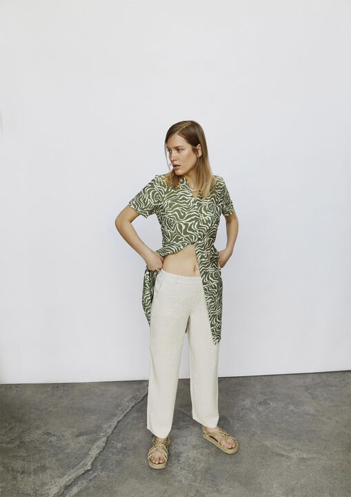 OBJSANNE ALINE WIDE PANT NOOS