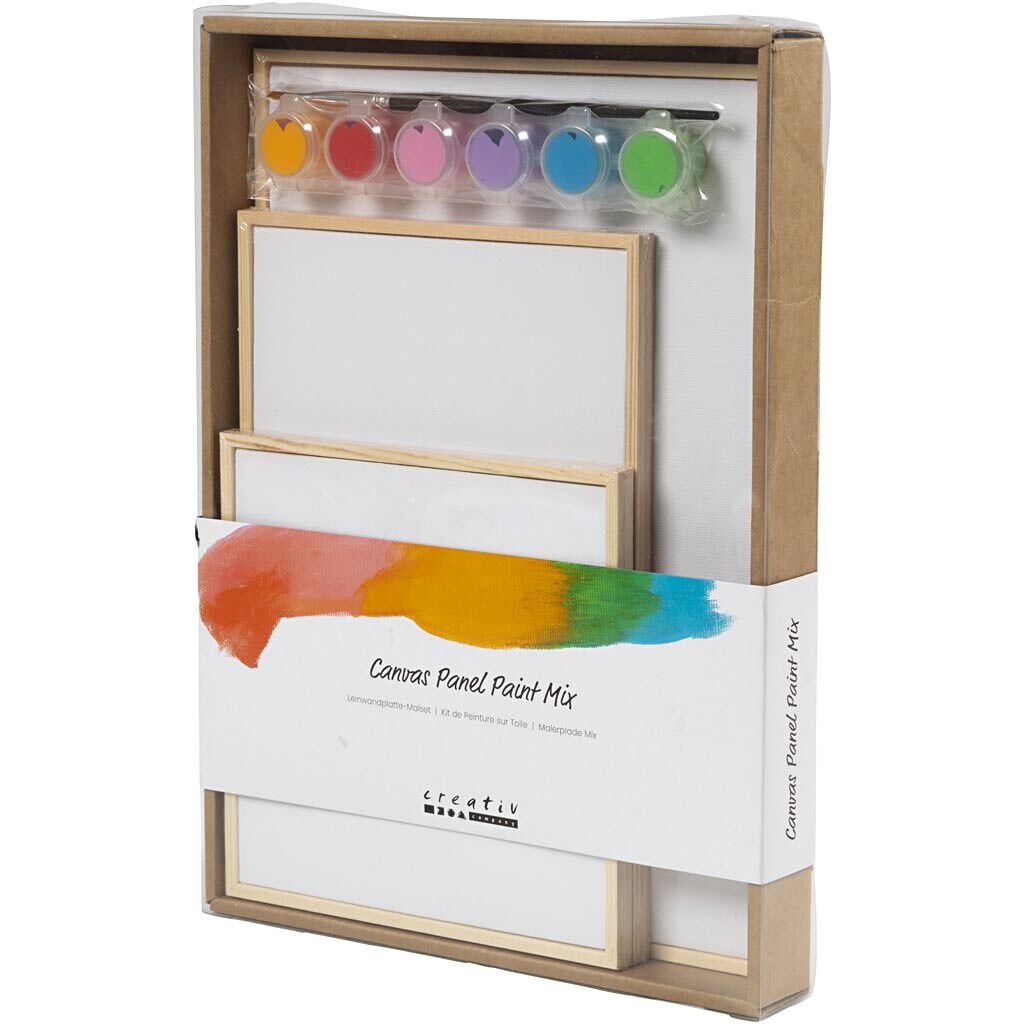 Malerplade Mix, colorful