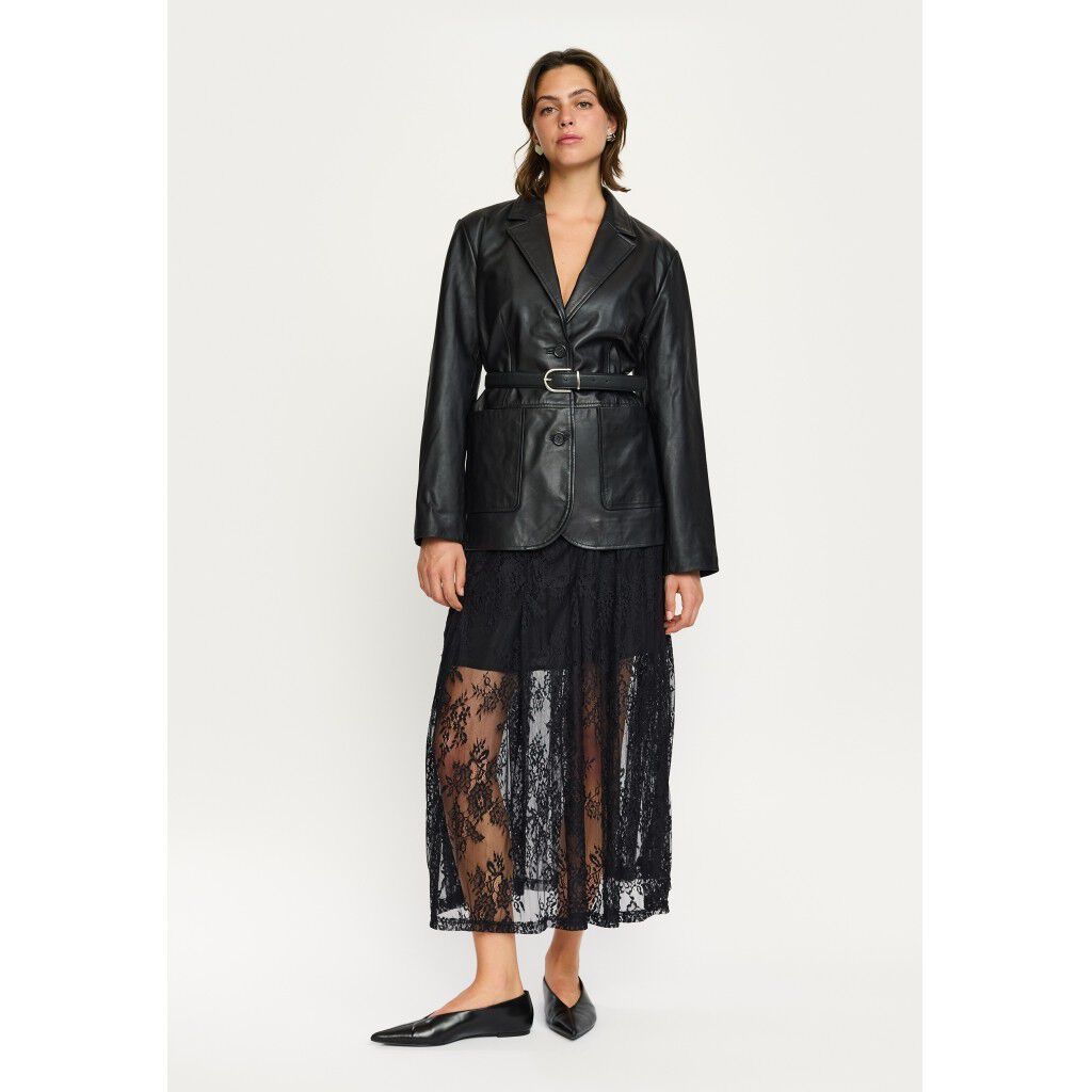 SRDella Leather Blazer