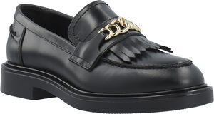 BIAADDA Fringe Chain Loafer Polido