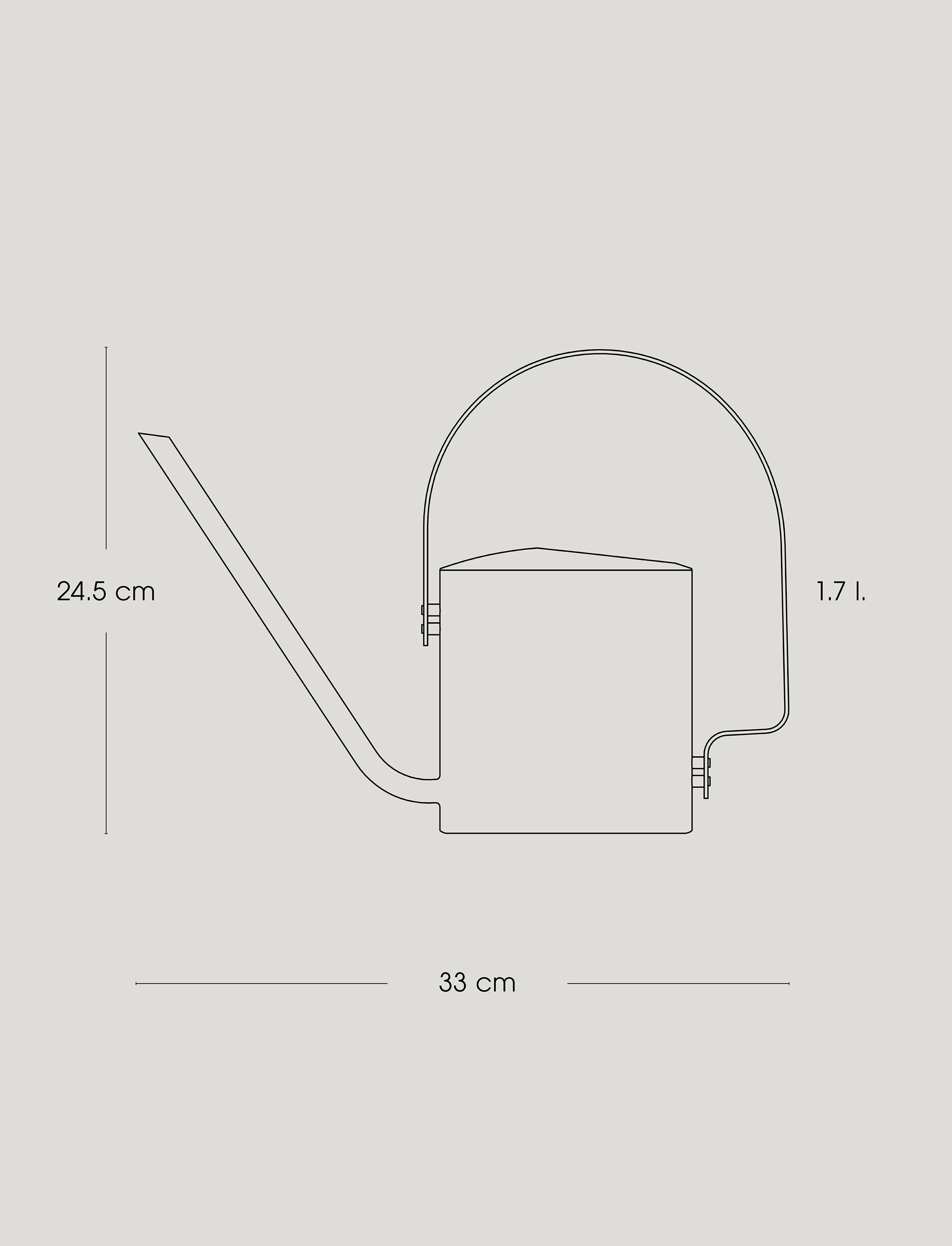 Original blomster vannkanne 1.7 l. soft sand